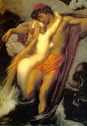 Lord Frederic Leighton The Fisherman and the Siren Sweden oil painting reproduction